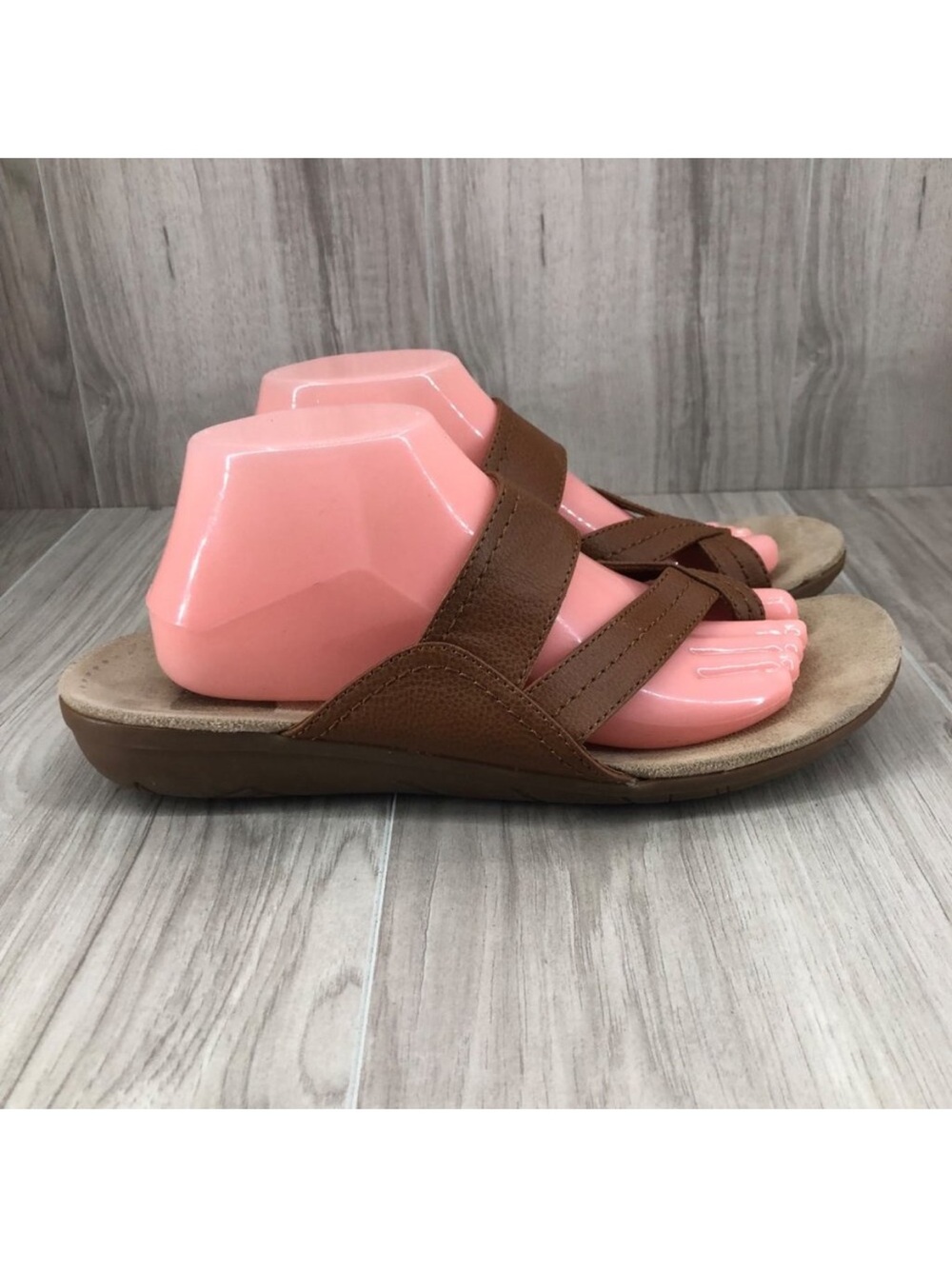 Baretraps Sandals Womens 11M Jadine Brown Slip On Shoes